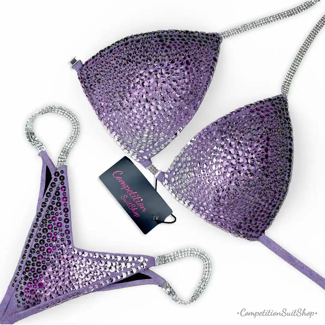 Lavender Blaze Bikini Competition Suit BM101-1